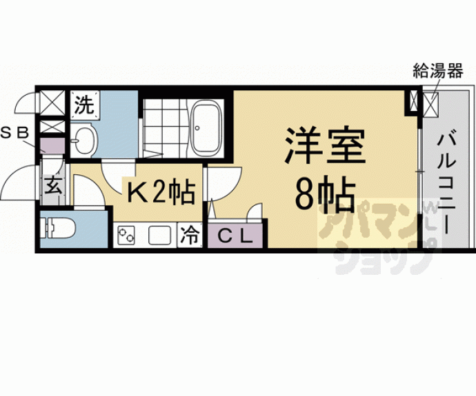 【グランカーサ京都駅前】間取