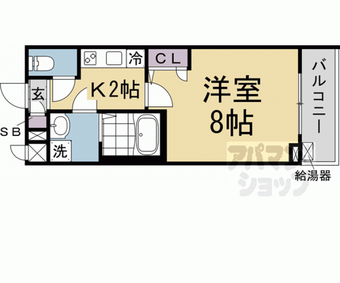 【グランカーサ京都駅前】間取