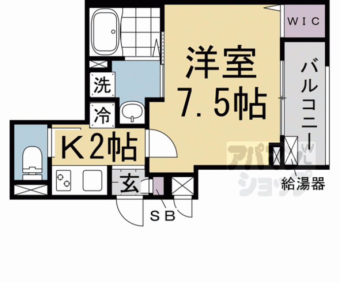 【グランカーサ京都駅前】間取