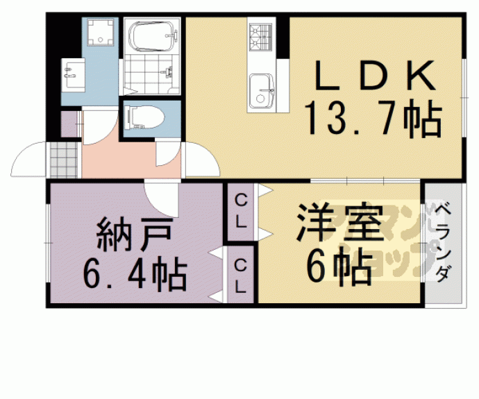 【シャルレ７番館】間取