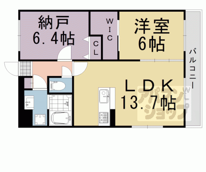 【シャルレ7番館】間取