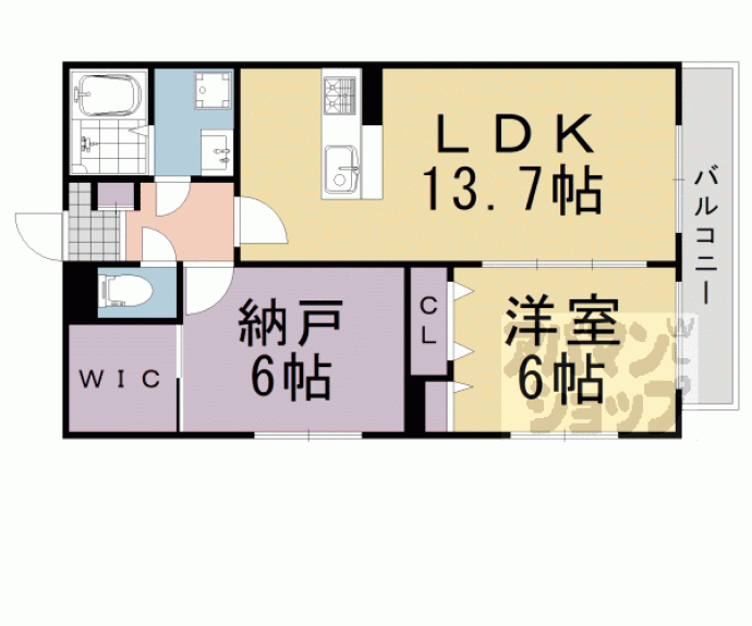 【シャルレ7番館】間取