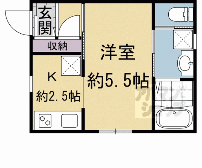 【聚楽廻東町戸建】間取