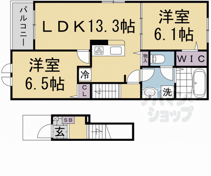 【ベルエキップ】間取