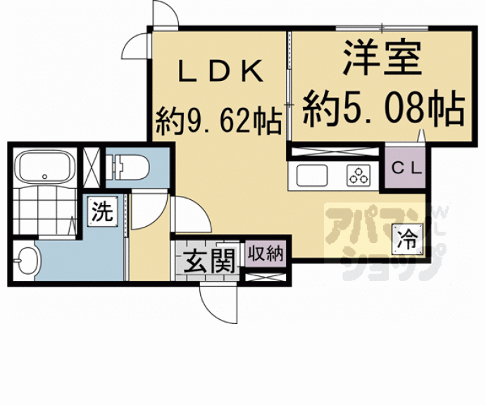 【アイリス伏見】間取