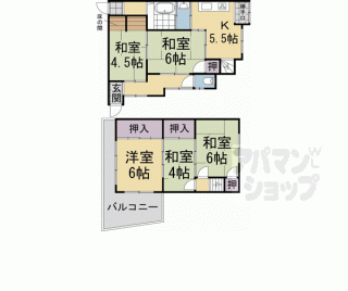 【北花山河原町貸家】