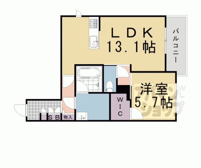 【シャーメゾンＳＡＩＴＯ】間取