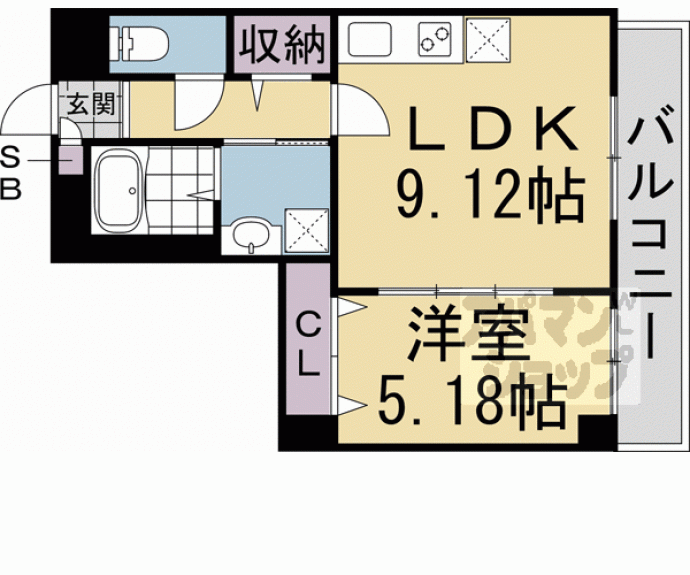 【K'sメゾン聚楽】間取