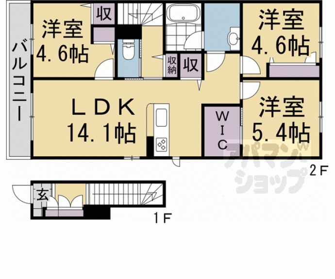 【ＳｈａＭａｉｓｏｎ　Ｇｒａｓｓ】間取