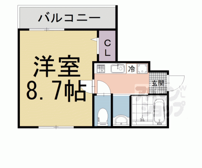 【アークリード石山寺】間取