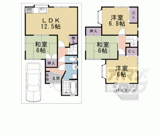 【久貝２丁目貸家】