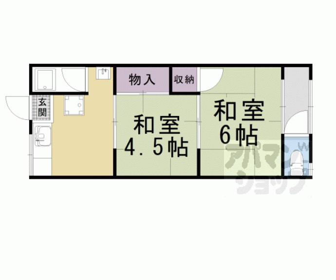 【一里山マンション】間取