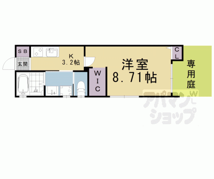 【Ｓａｋｕｒａ　Ｔｅｒｒａｃｅ】間取