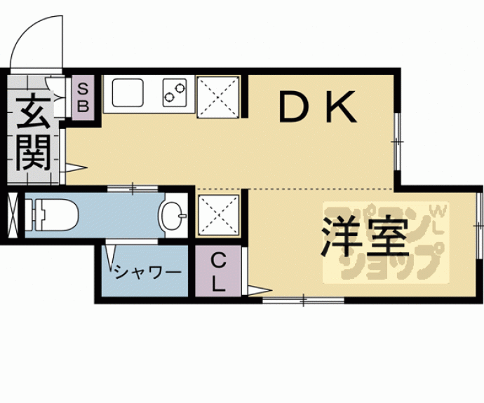 【グレース京都二条】間取