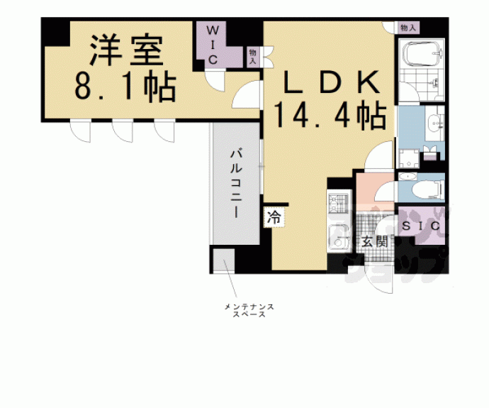 【ザ・パークハウス京都河原町】間取