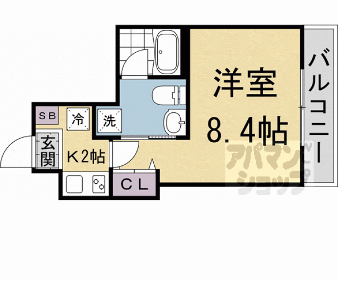 【ＴＨＥ　ＧＡＲＮＥＴ　ＳＵＩＴＥ　ＲＥＳＩＤＥＮＣＥ吉祥院】間取