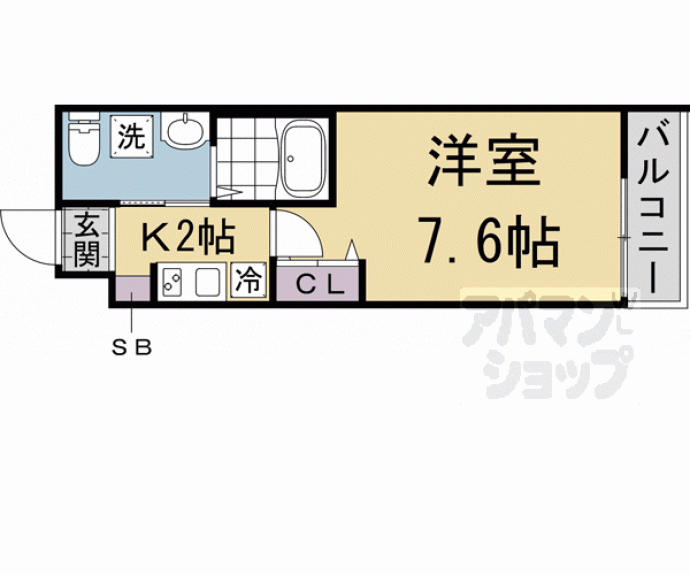 【THE CITY RESIDENCE京都吉祥院】間取