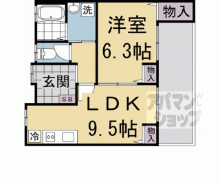 【西ノ京西中合町貸家６４番地】