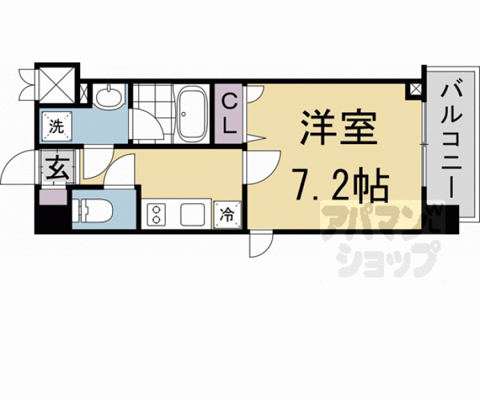 【ヴィラ岡崎神宮】間取