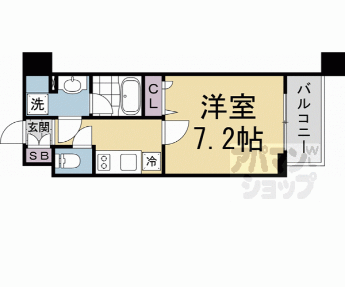 【ヴィラ岡崎神宮】間取