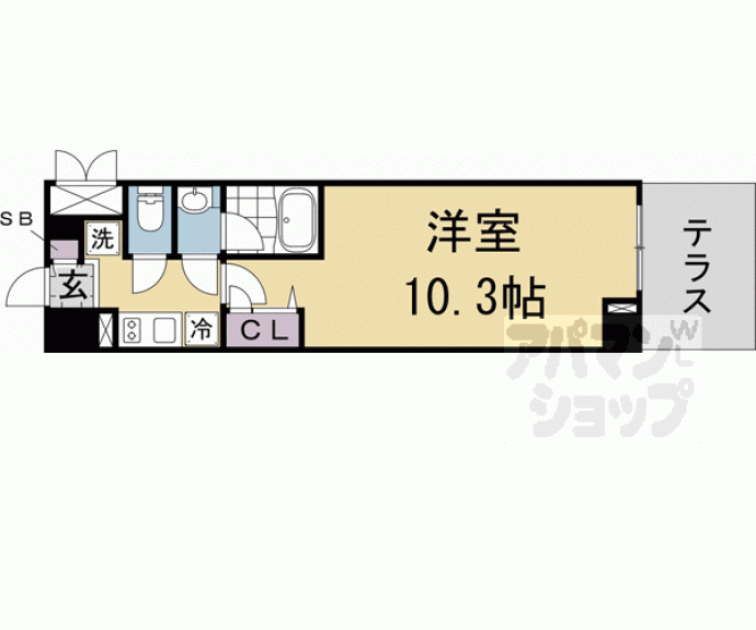 【ヴィラ岡崎神宮】間取