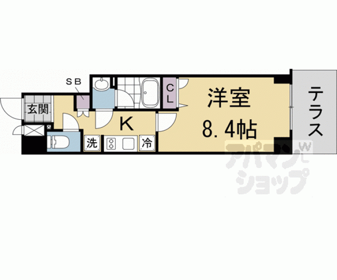 【ヴィラ岡崎神宮】間取