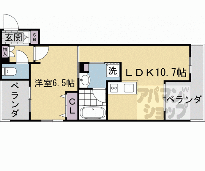 【ヴィラ聖護院】間取