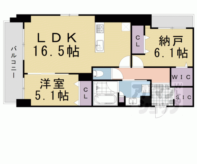 【クオリア京都東山】間取