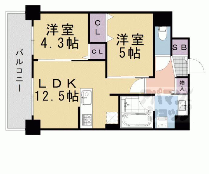 【クオリア京都東山】間取