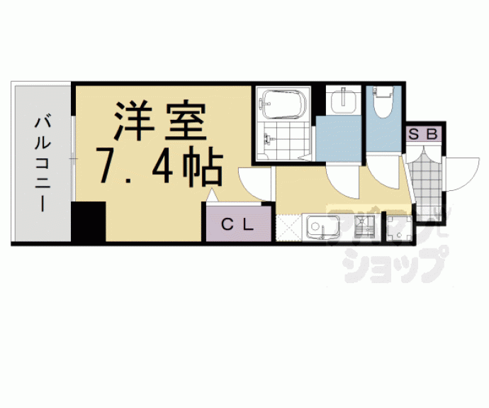【ソルテラス四条堀川】間取