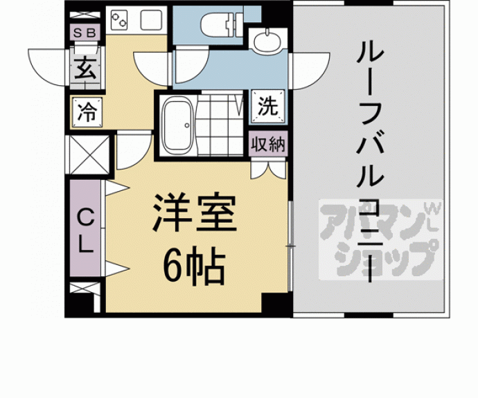 【エステムコート京都梅小路公園】間取