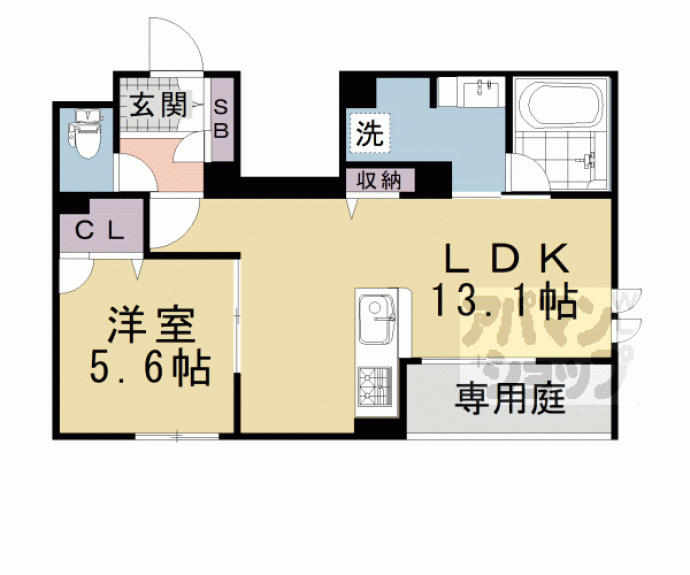 【Ｃｏｍｆｉｅｌｄ　シャーメゾン】間取