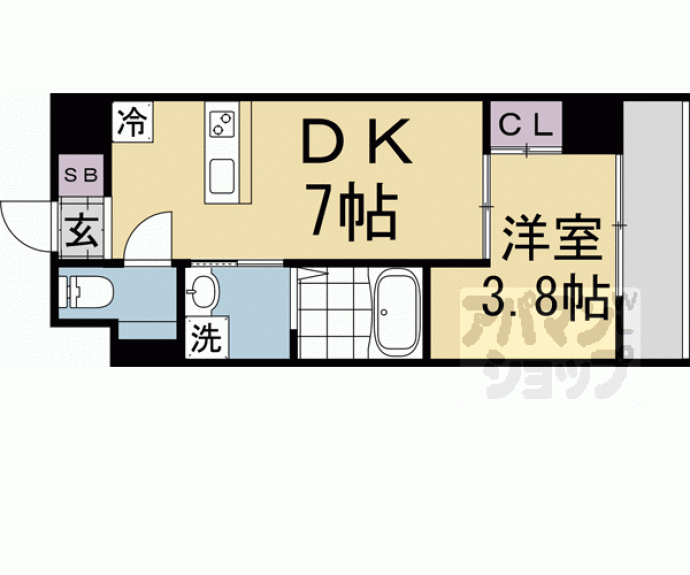 【ウインズコート京都西陣】間取