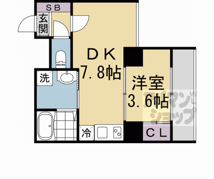 【ウインズコート京都西陣】間取