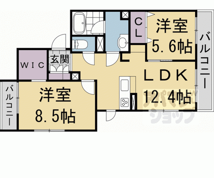 【シルフィード大宮五条】間取