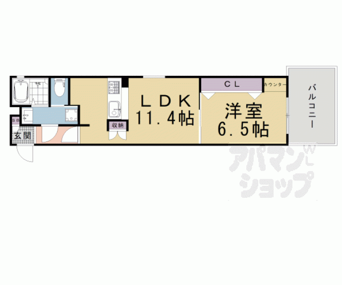 【スミレスタ烏丸五条】間取