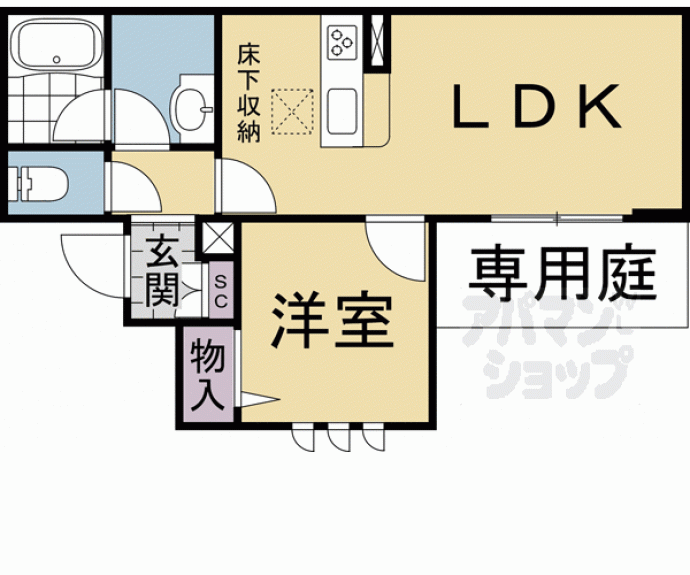 【シャーメゾン 多藪】間取