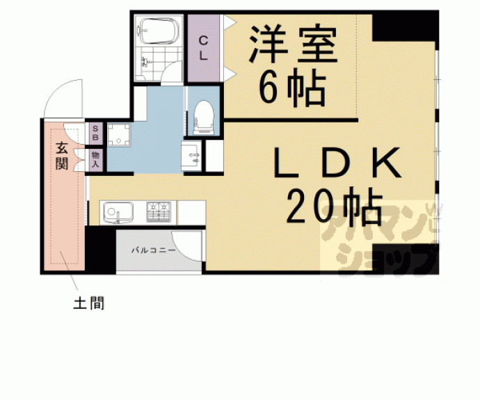 【Ａ－Ｔｅｒｒａｃｅ（エーテラス）】間取