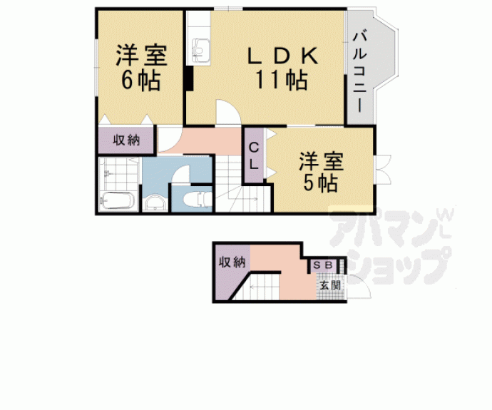 【メゾンエスポワールC】間取