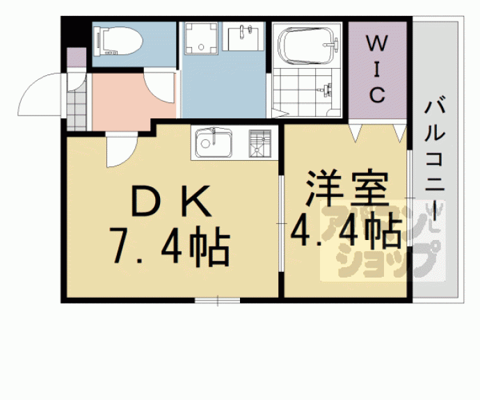 【グラカン桂駅北】間取
