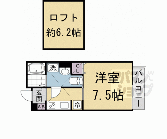 【ａｔｔｒｉｃｅ大将軍】間取