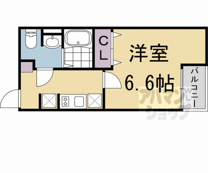 【グランデコート西院三蔵】間取
