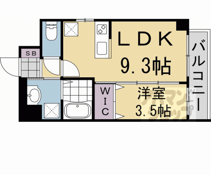 【ヴィラステージ太秦天神川】間取