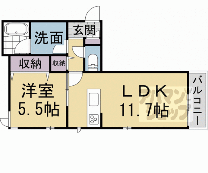 【シャーメゾンロペ】間取