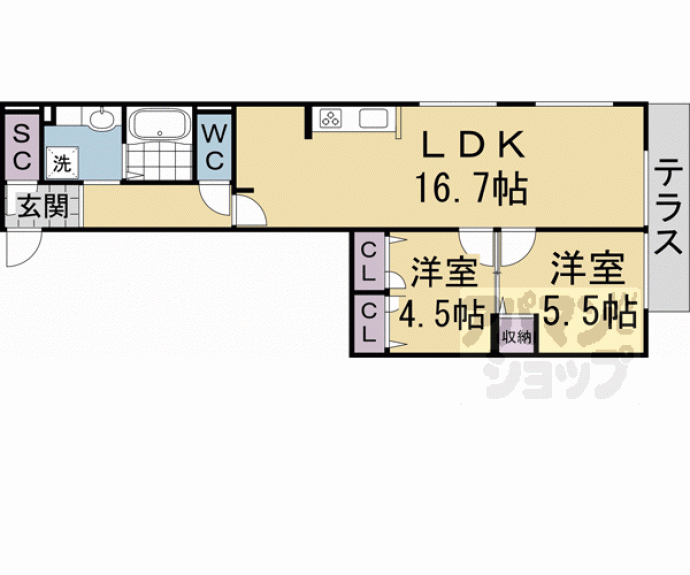 【ソシア・セレーノ】間取