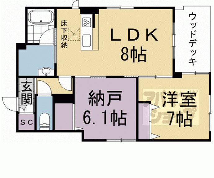 【セントリビエ北山】間取