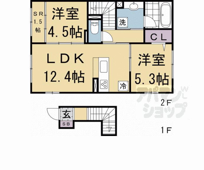 【ＣＯＮＴＲＡＩＬ上賀茂】間取