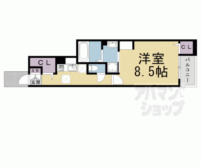 【ｆｏｒｅｓｔａ　寺田Ⅱ】間取