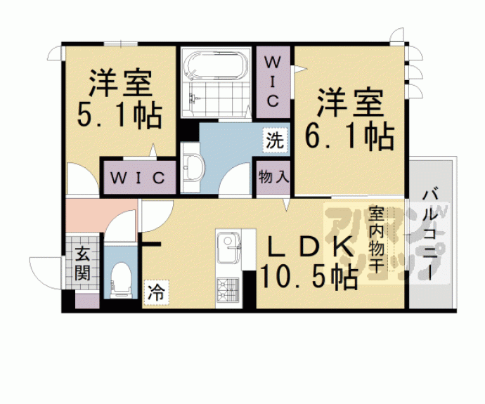 【シャトーＮＹ】間取