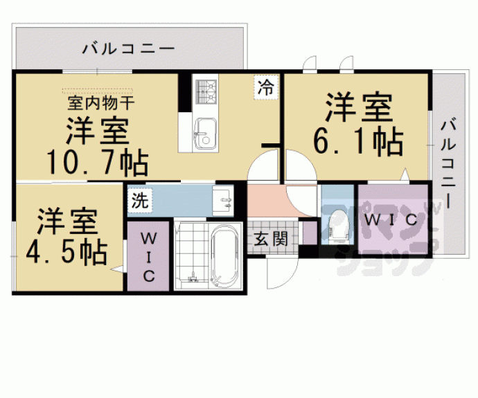 【シャトーNY】間取